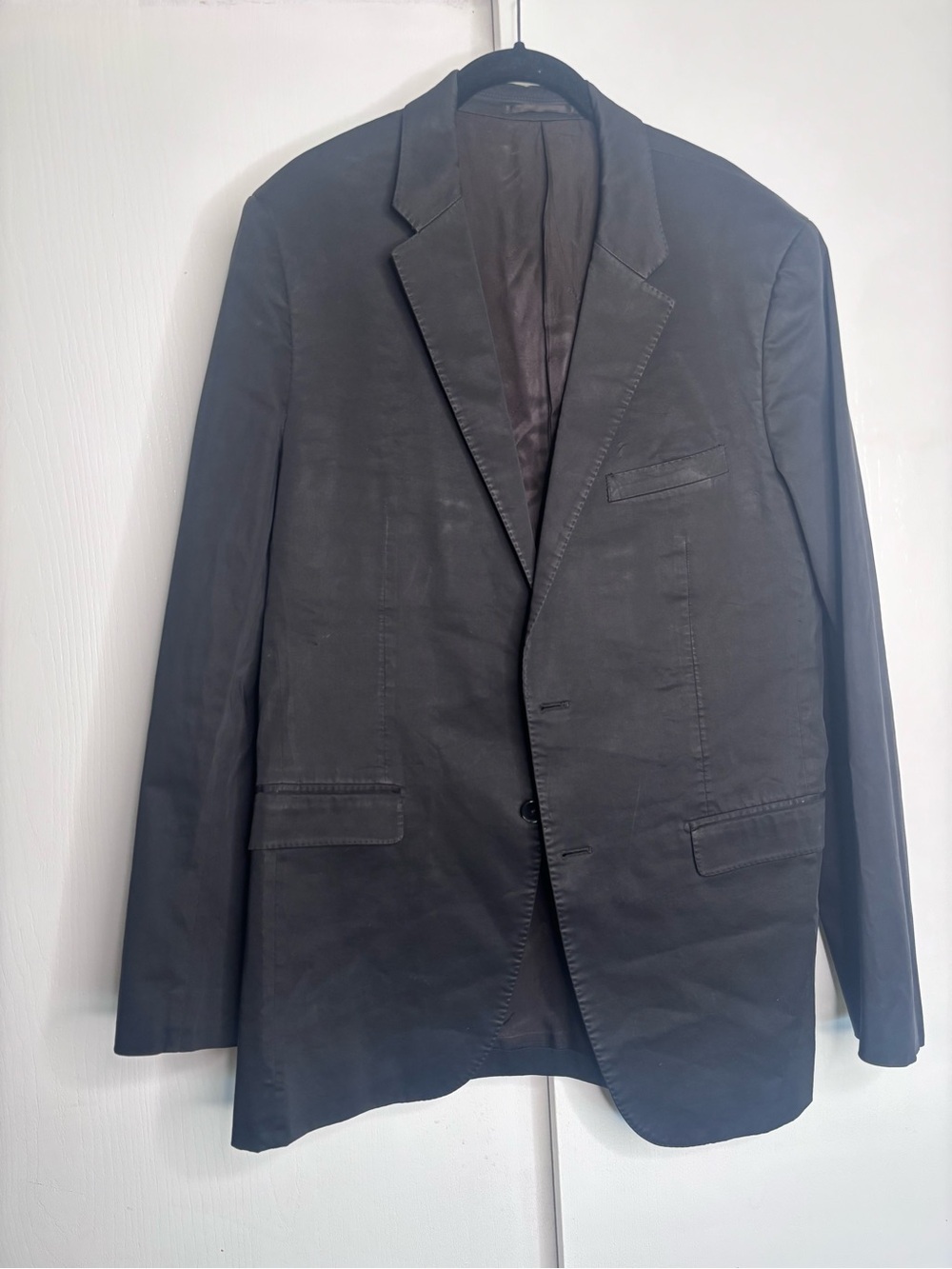 Theory Men's Black Two-Button Blazer Sport Coat